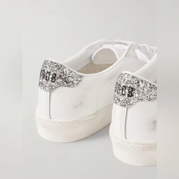 Golden Goose Super Star Classic Leather Sneakers with Swarovski Crystals - Picture 4 of 7